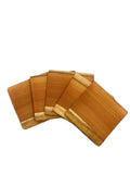 Set of five handmade Australian hardwood coasters