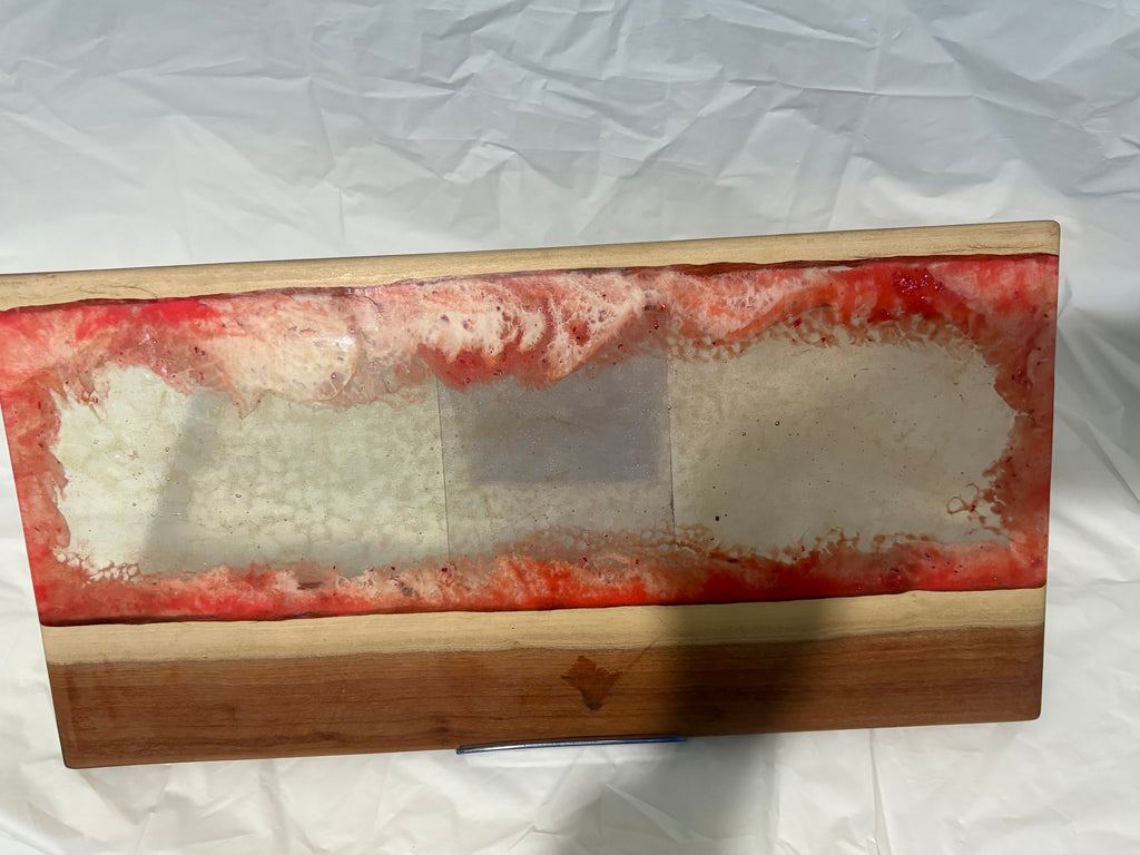 Ironbark & Epoxy River Serving Board